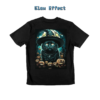 Spooky Mystic Cat Forest — Glow Graphic Tee - Image 7