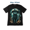 Spooky Mystic Cat Forest — Glow Graphic Tee - Image 6