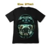 Front view of the bulldog football t-shirt displaying the glow-in-the-dark design