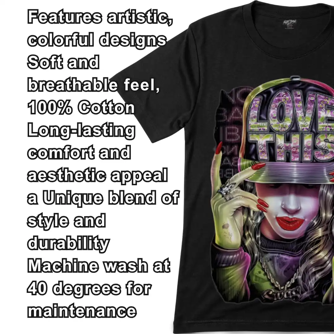 Love This Urban-Style Graphic Tee — Glow-in-the-Dark - Magic Mystic Shoppe Love This Urban-Style Graphic Tee — Glow-in-the-Dark - Image 5