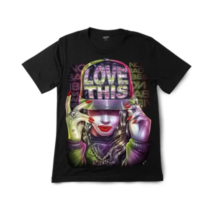 Love This Urban Style Graphic Tee Premium Glow in the Dark Apparel, Magic Mystic Shoppe