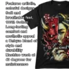 Close-up of the 100% cotton fabric texture for the Mystic Allure Geisha Oni Mask Graphic Tee.