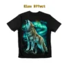 Northern Lights Wolf Graphic Tee — Glow-in-the-Dark - Image 7