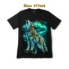 Northern Lights Wolf Graphic Tee — Glow-in-the-Dark - Image 6
