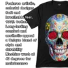 Sugar Skull Rose Graphic Tee — Glow-in-the-Dark - Image 5