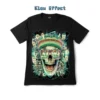 Vibrant Skull & Headphones Graphic Tee — Glow-in-the-Dark - Image 6