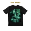 Back view of Howling Wolf Pack Full Moon Tee showing the glow-in-the-dark effect.