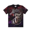 Primary display of a magic dragon mystic princess fantasy graphic t-shirt.