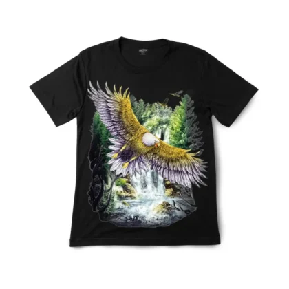 Primary display of a Soaring Eagle Waterfall Graphic Tee.